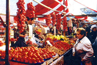 イタリアの市場
